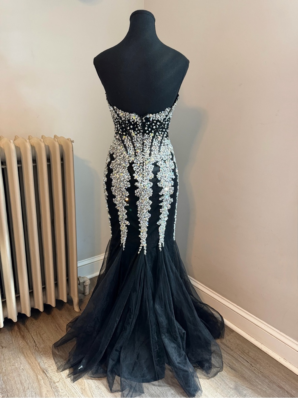 Jovani 5908 Embellished Strapless Dress - Picture 5 of 8